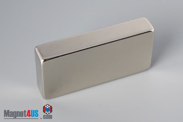 2" x 1" x 3/8" N52 Neodymium Block Magnet - photo 4