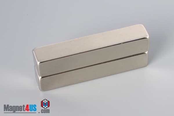 2" x 3/8" x 3/8" N45 Neodymium Block Magnet - photo 4