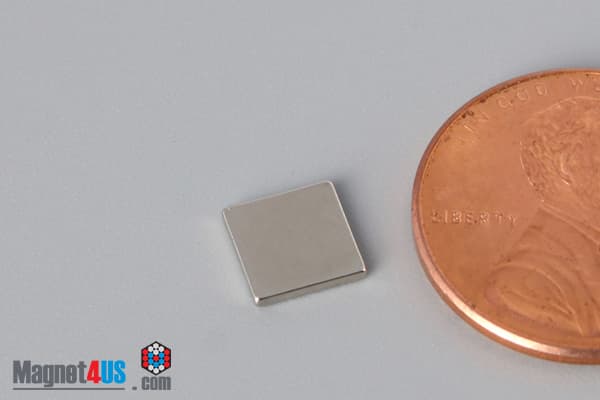 1/4" x 1/4" x 1/32" N40 Neodymium Block Magnet - photo 3