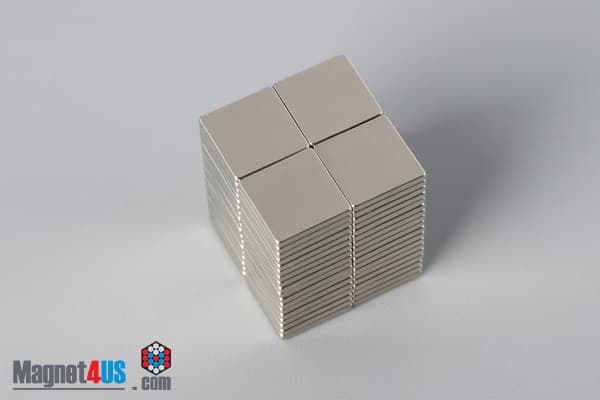 1/4" x 1/4" x 1/32" N40 Neodymium Block Magnet - photo 4