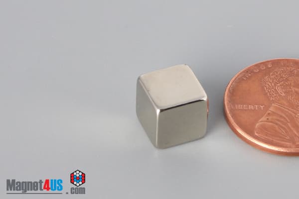 5/16" x 5/16" x 5/16" N40 Neodymium Block Magnet - photo 3