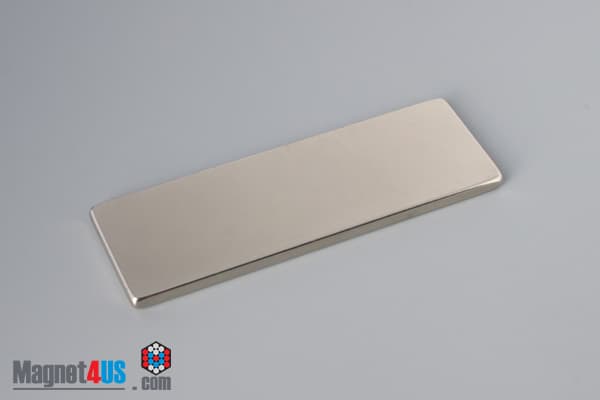 3" x 1" x 1/8" N40 Neodymium Block Magnet - photo 2