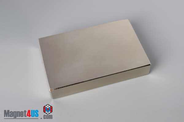 3" x 2" x 1/2" N52 Neodymium Block Magnet - photo 2