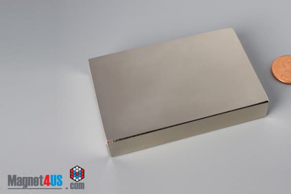 3" x 2" x 1/2" N52 Neodymium Block Magnet - photo 3