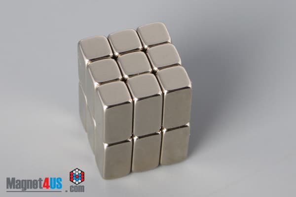 3/8" x 3/16" x 3/16" N45 Neodymium Block Magnet - photo 4