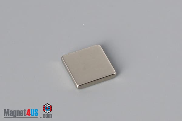 3/8" x 3/8" x 1/16" N40 Neodymium Block Magnet - photo 2