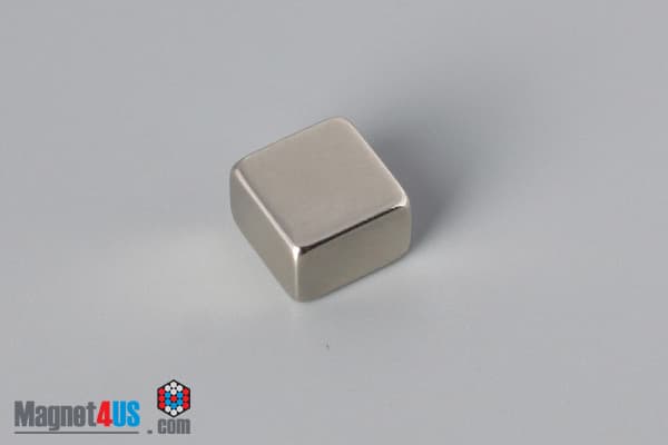 3/8" x 3/8" x 1/4" N45 Neodymium Block Magnet - photo 2