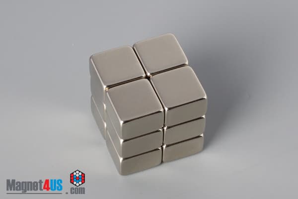 3/8" x 3/8" x 1/4" N45 Neodymium Block Magnet - photo 5
