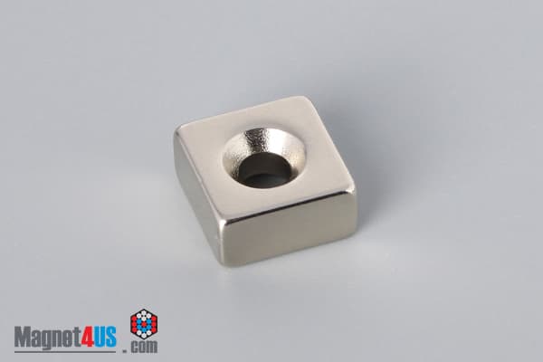 1/2" x 1/2" x 1/4" #6 N42 Countersunk Magnet - photo 6
