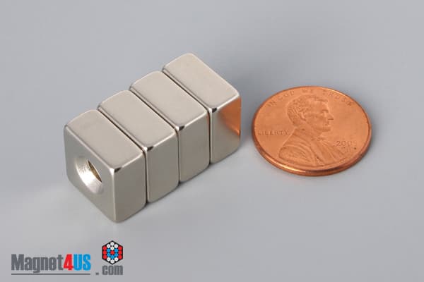 1/2" x 1/2" x 1/4" #6 N42 Countersunk Magnet - photo 10