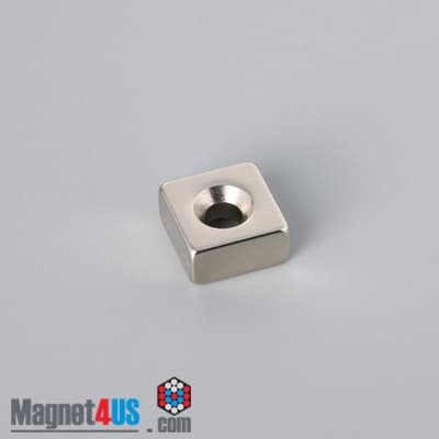 1/2" x 1/2" x 1/4" #6 N42 Countersunk Magnet - photo 11