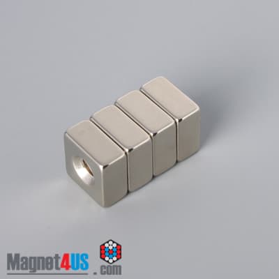 1/2" x 1/2" x 1/4" #6 N42 Countersunk Magnet - photo 14