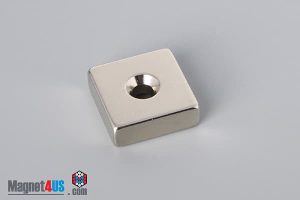 3/4" x 3/4" x 1/4" #6 N42 Countersunk Magnet - photo 6