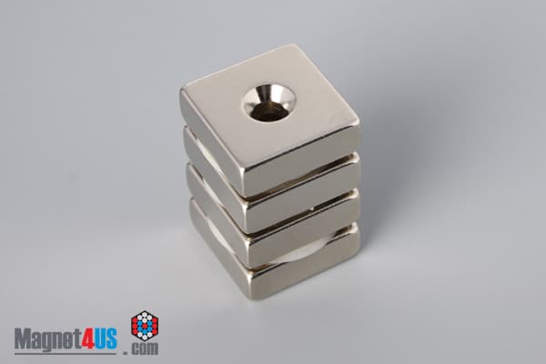 3/4" x 3/4" x 1/4" #6 N42 Countersunk Magnet - photo 9