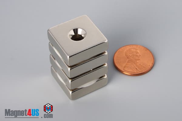 3/4" x 3/4" x 1/4" #6 N42 Countersunk Magnet - photo 10