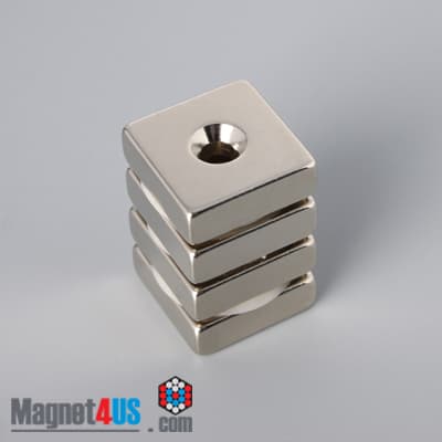 3/4" x 3/4" x 1/4" #6 N42 Countersunk Magnet - photo 14