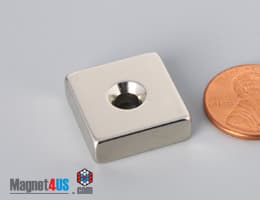 3/4" x 3/4" x 1/4" #6 N42 Countersunk Magnet - photo 18