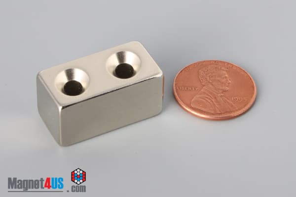 1" x 1/2" x 1/2" #6 N42 Countersunk Magnet - photo 7