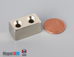 1" x 1/2" x 1/2" #6 N42 Countersunk Magnet - photo 17