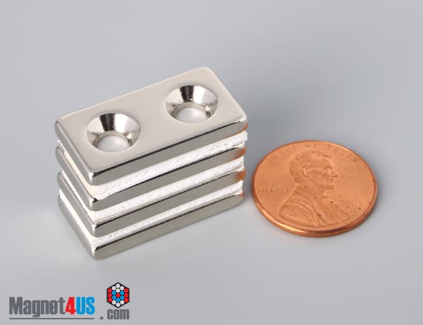 1" x 1/2" x 1/8" #6 N42 Countersunk Magnet - photo 6