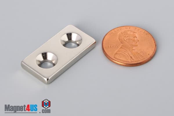1" x 1/2" x 1/8" #6 N42 Countersunk Magnet - photo 10