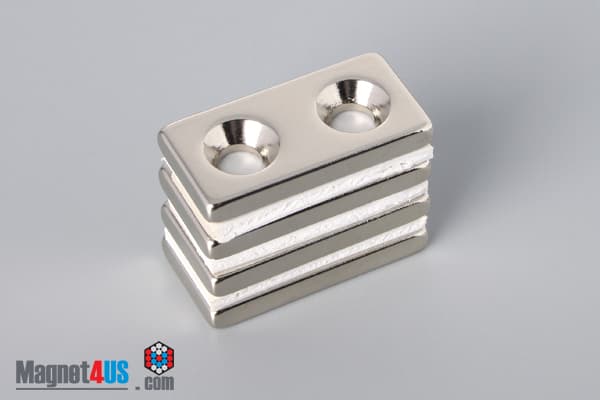 1" x 1/2" x 1/8" #6 N42 Countersunk Magnet - photo 12