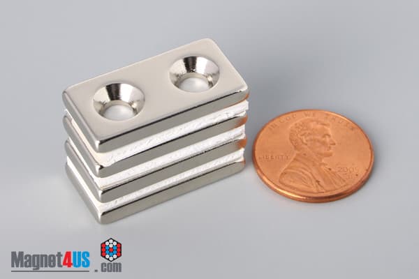 1" x 1/2" x 1/8" #6 N42 Countersunk Magnet - photo 13