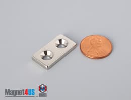 1" x 1/2" x 1/8" #6 N42 Countersunk Magnet - photo 24