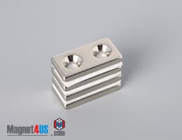 1" x 1/2" x 1/8" #6 N42 Countersunk Magnet - photo 26