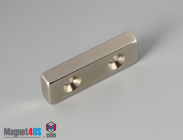 1 1/2" x 1/2" x 1/4" #6 N42 Countersunk Magnet - photo 4