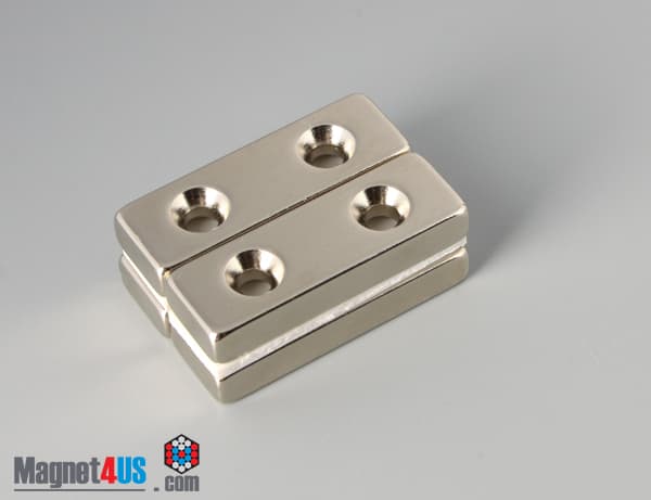 1 1/2" x 1/2" x 1/4" #6 N42 Countersunk Magnet - photo 5