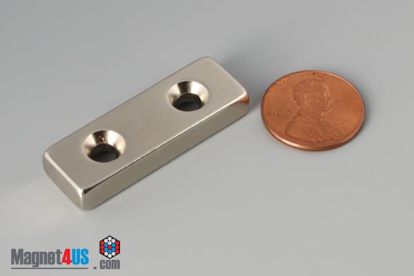 1 1/2" x 1/2" x 1/4" #6 N42 Countersunk Magnet - photo 8