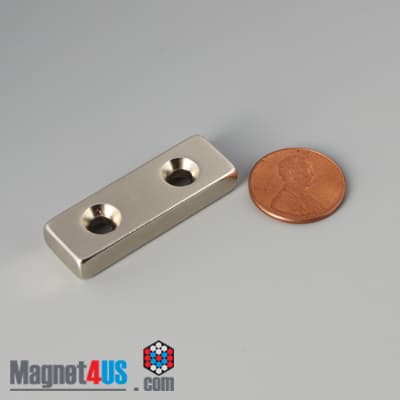 1 1/2" x 1/2" x 1/4" #6 N42 Countersunk Magnet - photo 14
