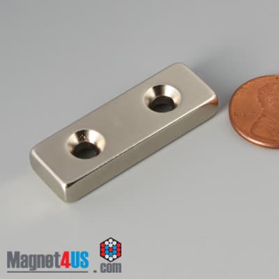 1 1/2" x 1/2" x 1/4" #6 N42 Countersunk Magnet - photo 15