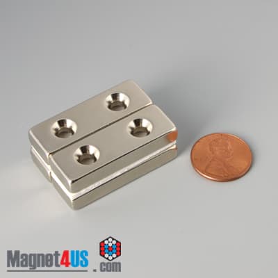 1 1/2" x 1/2" x 1/4" #6 N42 Countersunk Magnet - photo 18