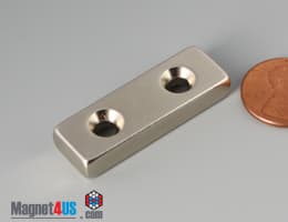 1 1/2" x 1/2" x 1/4" #6 N42 Countersunk Magnet - photo 21