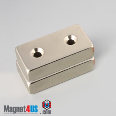 2" x 1" x 1/2" #8 N42 Countersunk Magnet - photo 17