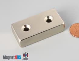 2" x 1" x 1/2" #8 N42 Countersunk Magnet - photo 21
