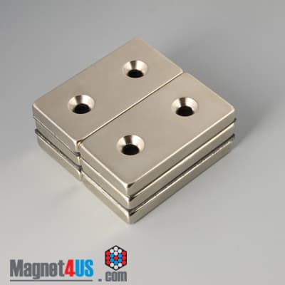 2" x 1" x 1/4" #8 N42 Countersunk Magnet - photo 14