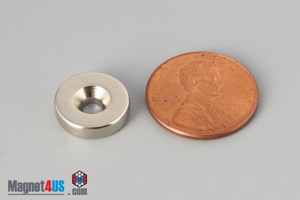 1/2" od x 1/8" #4 N42 Countersunk Magnet - photo 8