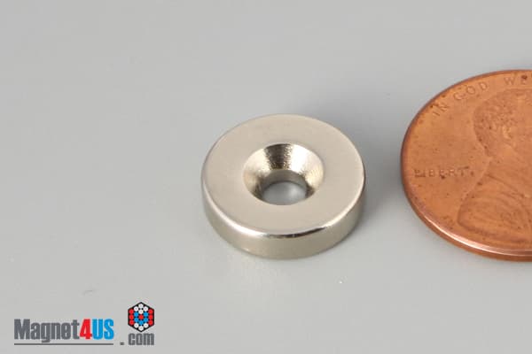 1/2" od x 1/8" #4 N42 Countersunk Magnet - photo 9