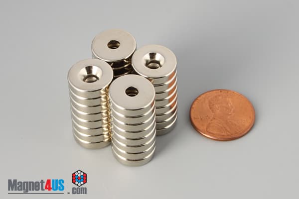 1/2" od x 1/8" #4 N42 Countersunk Magnet - photo 12