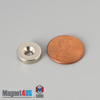 1/2" od x 1/8" #4 N42 Countersunk Magnet - photo 14