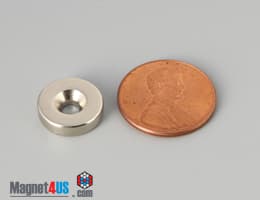 1/2" od x 1/8" #4 N42 Countersunk Magnet - photo 20