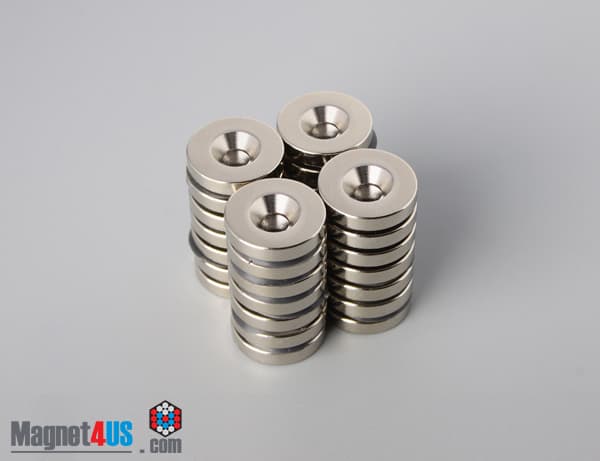 5/8" od x 1/8" #6 N42 Countersunk Magnet - photo 4