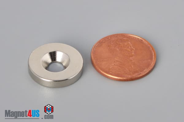 5/8" od x 1/8" #6 N42 Countersunk Magnet - photo 7