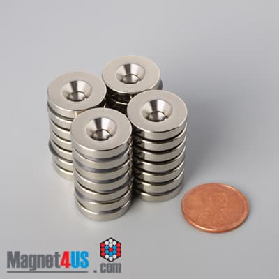 5/8" od x 1/8" #6 N42 Countersunk Magnet - photo 15