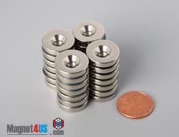 5/8" od x 1/8" #6 N42 Countersunk Magnet - photo 20