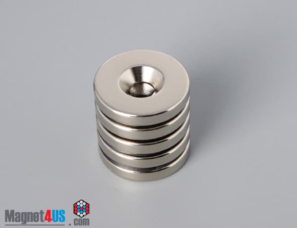 3/4" od x 1/8" #8 N42 Countersunk Magnet - photo 6