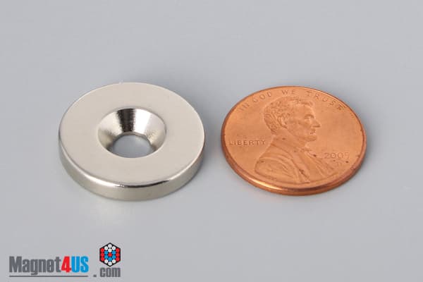 3/4" od x 1/8" #8 N42 Countersunk Magnet - photo 9
